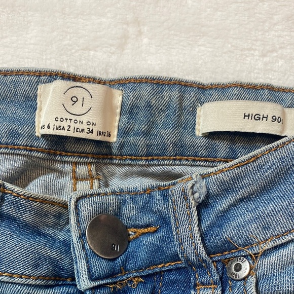 91 Cotton On Classic Blue Skinny Jeans - Picture 2 of 7